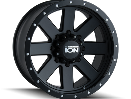 ION Type 134 20x10   5x127 BP   -19mm Offset   83.82mm Hub Matte Black Black Beadlock Wheel For Discount