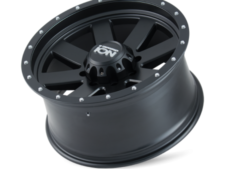 ION Type 134 18x9   5x150 BP   0mm Offset   110mm Hub Matte Gunmetal Black Beadlock Wheel Online Hot Sale