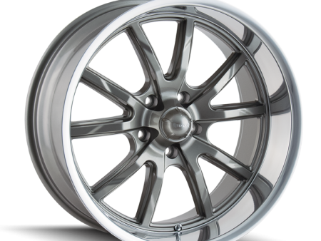 RIDLER 650 GLOSS GREY POLISHED 18X9.5 5-114.3 0MM 83.82MM Online Sale