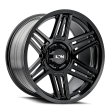 ION 147 GLOSS BLACK 20X9 6-139.7 0MM 106MM Fashion