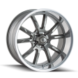 RIDLER 650 GLOSS GREY POLISHED 22X9.5 5-120 18MM 66.9MM Online now