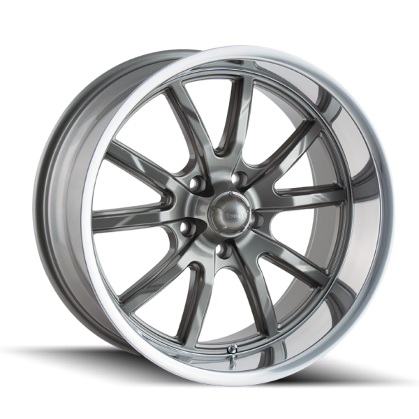 RIDLER 650 GLOSS GREY POLISHED 22X9.5 5-120 18MM 66.9MM Online now