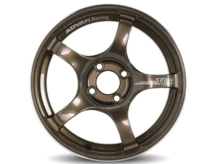 Advan TC4 15x8 +38 4-100 Umber Bronze Metallic And Ring *Min Order Qty of 20* For Sale