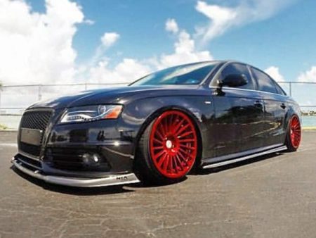 Audi A4 NIA Rear bumper Lip Diffuser Spat spoiler extensions 2009-2012 B8 For Sale