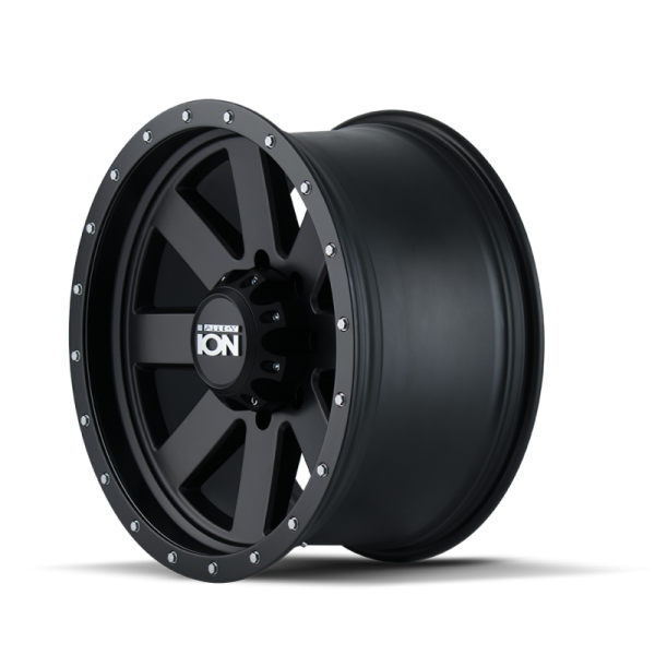 ION Type 134 17x8.5   5x127 BP   -6mm Offset   83.82mm Hub Matte Black Black Beadlock Wheel For Cheap