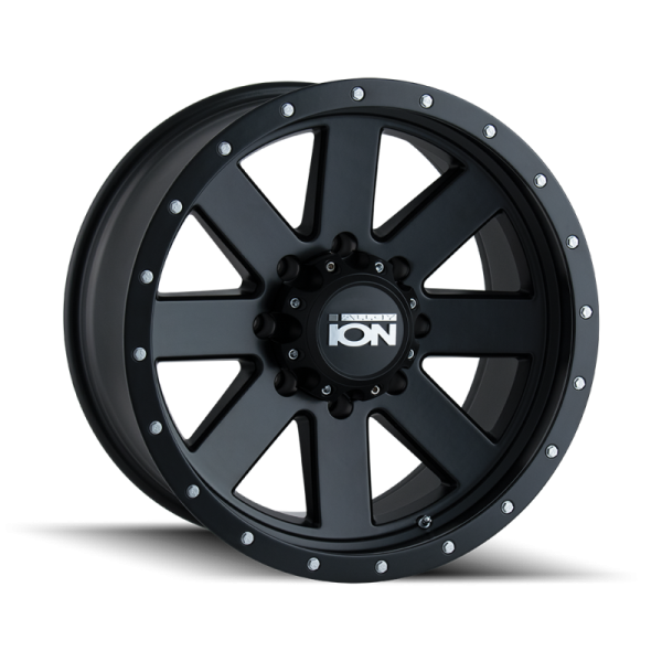 ION Type 134 17x8.5   5x127 BP   -6mm Offset   83.82mm Hub Matte Black Black Beadlock Wheel For Cheap