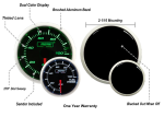 2-1 16  Green White Fuel Pressure Gauge Supply