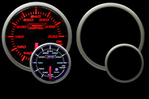 2-3 8  Amber White Premium Oil Temperature Gauge Online Hot Sale