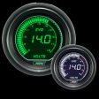 2-1 16  Evo Electrical White Green Volt Gauge on Sale