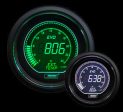 2-1 16  Evo Electrical Green and White Exhaust Gas Temperature Gauge- Fashion