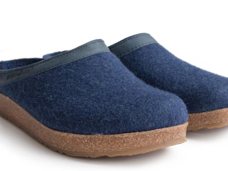 Haflinger Grizzly Torben 713001 Mens Felt Clog Slipper Online Hot Sale