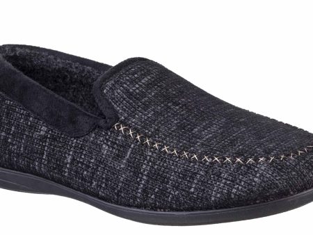 Cotswold Stanley Mens Moc Toe Full Slipper Supply