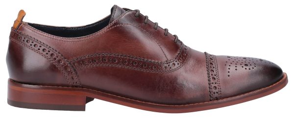 Base London Cast Washed Mens Brogue Shoe Supply