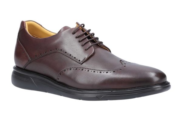 Steptronic Josh Mens Wide Fit Brogue Shoe Cheap