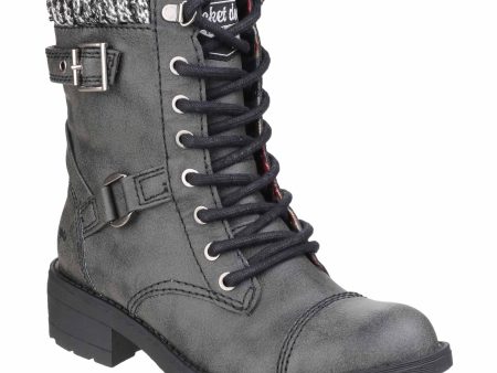 Rocket Dog Thunder Galaxy Womens Biker Boot Supply