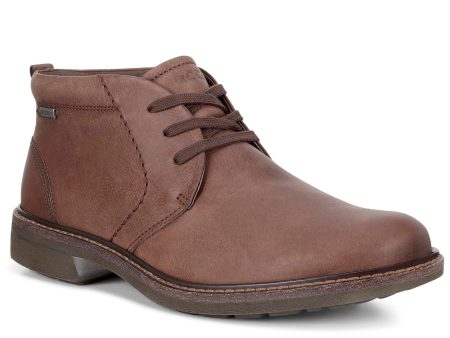 Ecco Turn GTX Mens Waterproof Leather Lace Up Chukka Boot 510224-02482 Sale