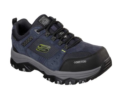 Skechers Work 77183EC Greetah Comp Toe Mens Lace Up Shoe Online Sale