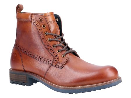 Cotswold Dauntsey Mens Brogue Detail Lace Up Boot Online