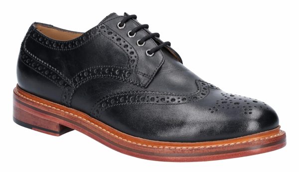 Cotswold Quenington Mens Leather Brogue Shoe Cheap