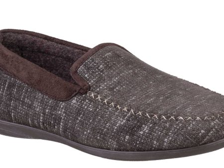 Cotswold Stanley Mens Moc Toe Full Slipper Online