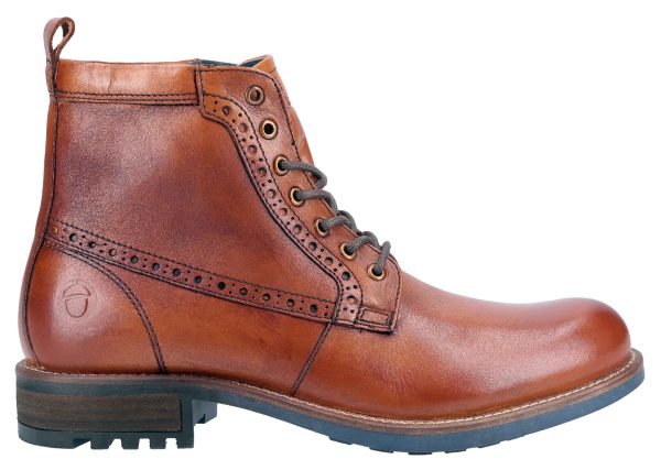 Cotswold Dauntsey Mens Brogue Detail Lace Up Boot Online