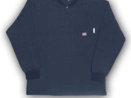 Rasco FR Henley Long Sleeve T-Shirt,  NTF453 or FR0101NV -Navy Blue Cheap