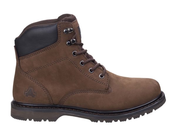 Amblers Millport Mens Waterproof Lace Up Work Boot Fashion