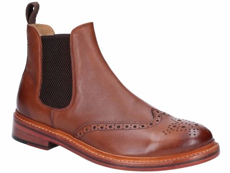 Cotswold Siddington Mens Brogue Chelsea Ankle Boot Fashion