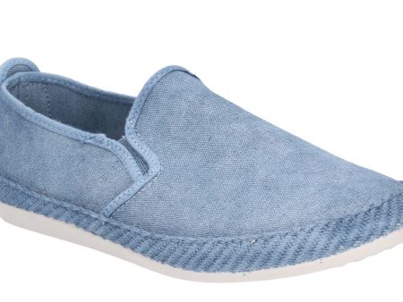 Flossy Manso Mens Slip On Canvas Espadrille Casual Shoe For Discount