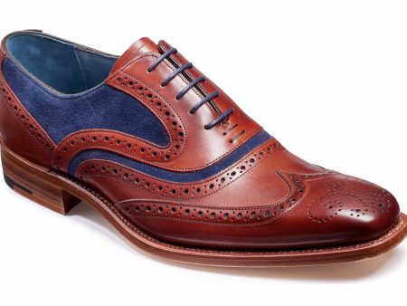 Barker McClean 3829 Mens Wingtip Brogue Formal Shoe Online now