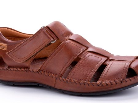 Pikolinos Tarifa 06J-5433 (Fuego) Mens Touch Fastening Closed Toe Sandal Cheap