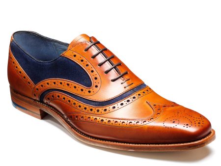 Barker McClean 3829 Mens Wingtip Brogue Formal Shoe Online now