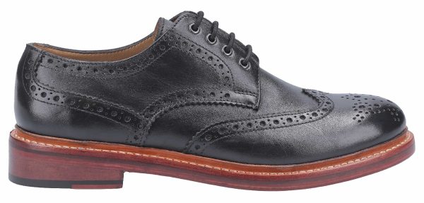 Cotswold Quenington Mens Leather Brogue Shoe Cheap